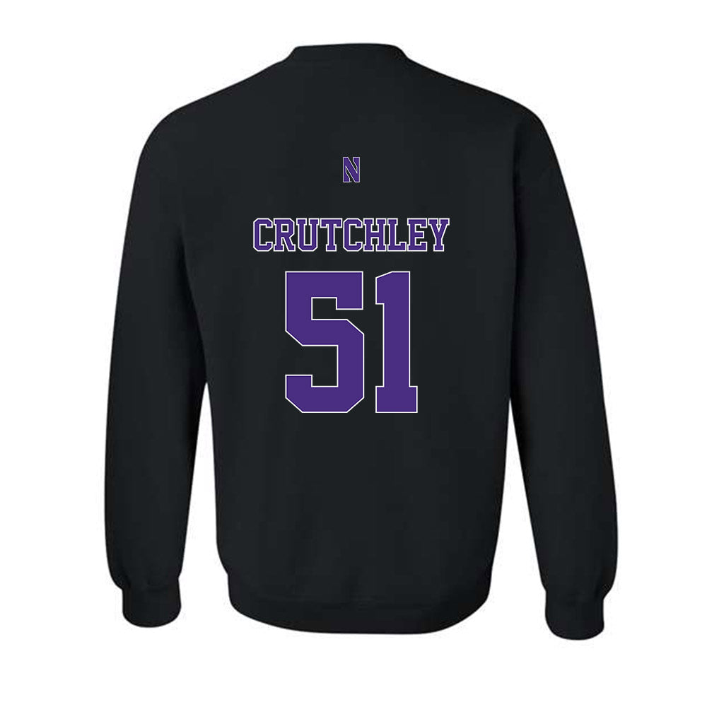 Northwestern - NCAA Football : Miles Crutchley - Classic Shersey Crewneck Sweatshirt