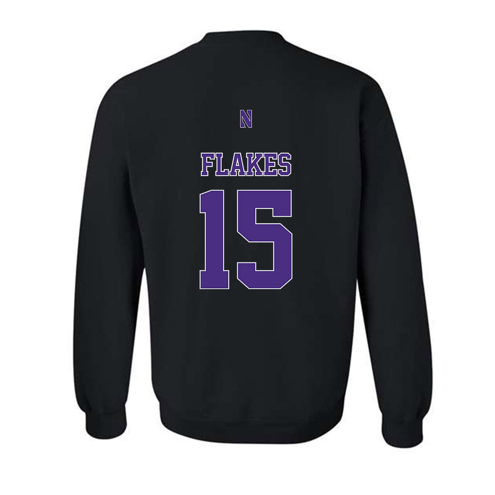 Northwestern - NCAA Football : Brendan Flakes - Classic Shersey Crewneck Sweatshirt