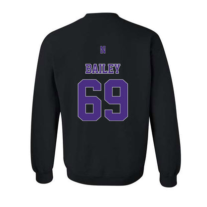 Northwestern - NCAA Football : Jack Bailey - Classic Shersey Crewneck Sweatshirt