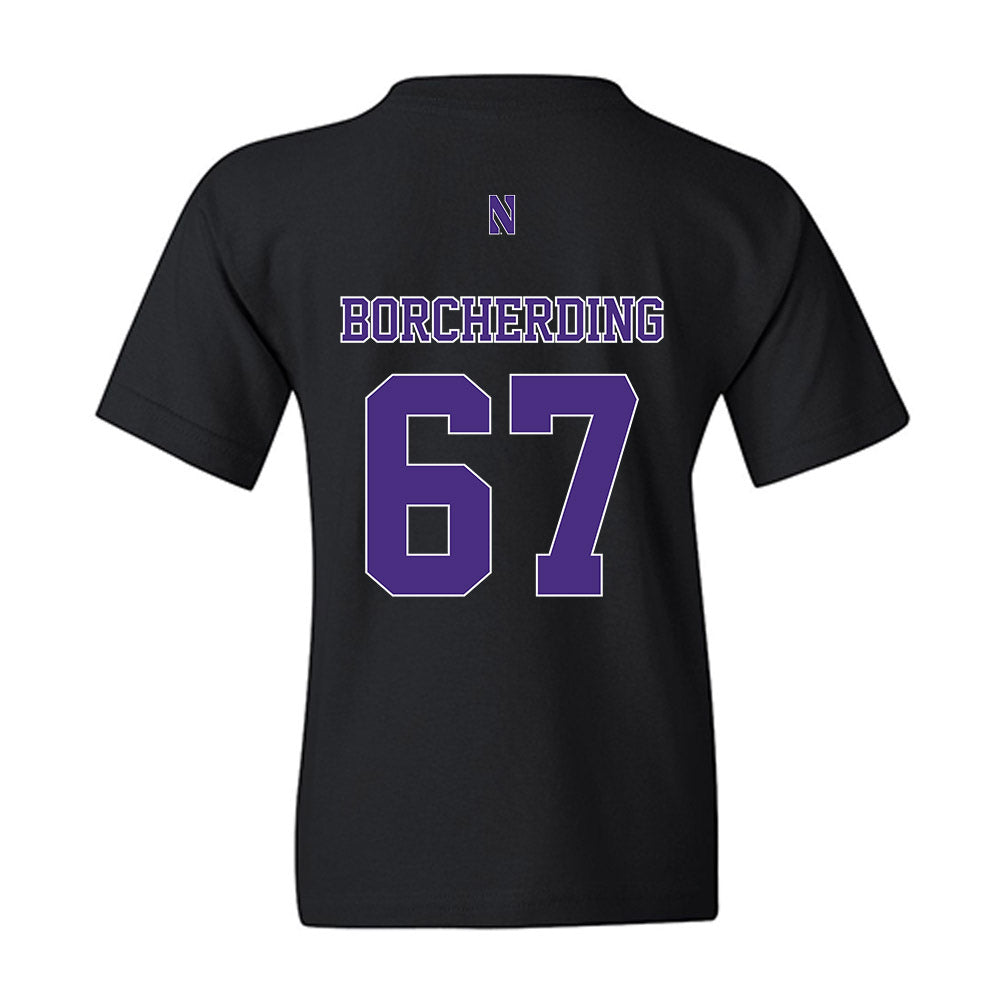 Northwestern - NCAA Football : Jace Borcherding - Classic Shersey Youth T-Shirt-1