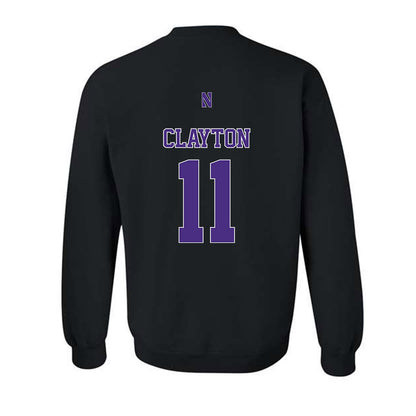Northwestern - NCAA Men's Basketball : Jordan Clayton - Classic Shersey Crewneck Sweatshirt