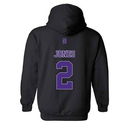 Northwestern - NCAA Women's Basketball : Kyla Jones - Classic Shersey Hooded Sweatshirt-1