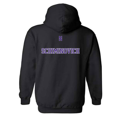 Northwestern - NCAA Women's Fencing : Sophia Schiminovich - Classic Shersey Hooded Sweatshirt-1