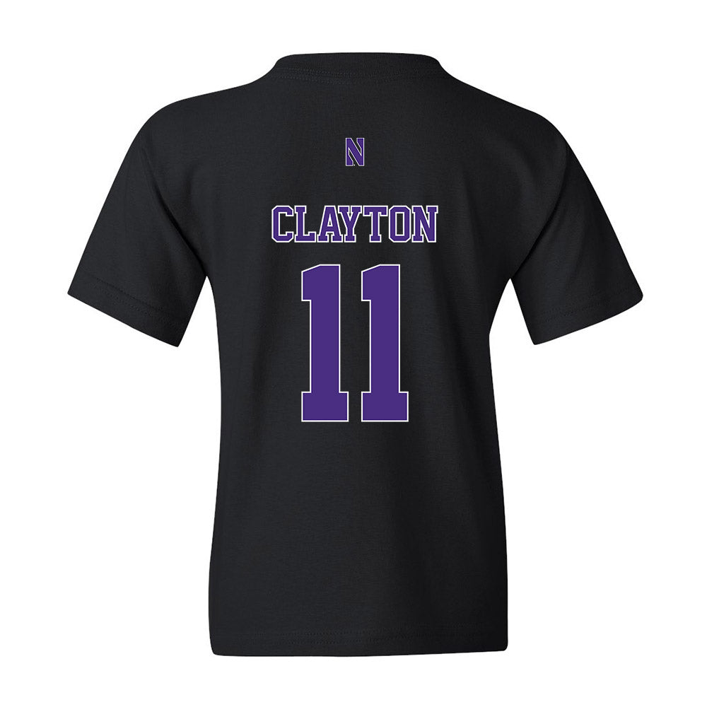 Northwestern - NCAA Men's Basketball : Jordan Clayton - Classic Shersey Youth T-Shirt