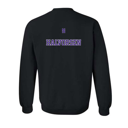 Northwestern - NCAA Wrestling : Jon Halvorsen - Classic Shersey Crewneck Sweatshirt