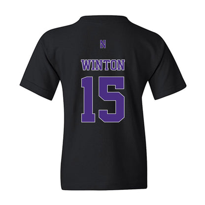 Northwestern - NCAA Football : Sean Winton - Classic Shersey Youth T-Shirt-1