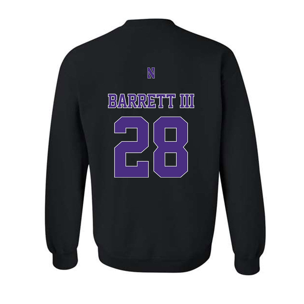 Northwestern - NCAA Men's Soccer : Tre Barrett III - Classic Shersey Crewneck Sweatshirt-1