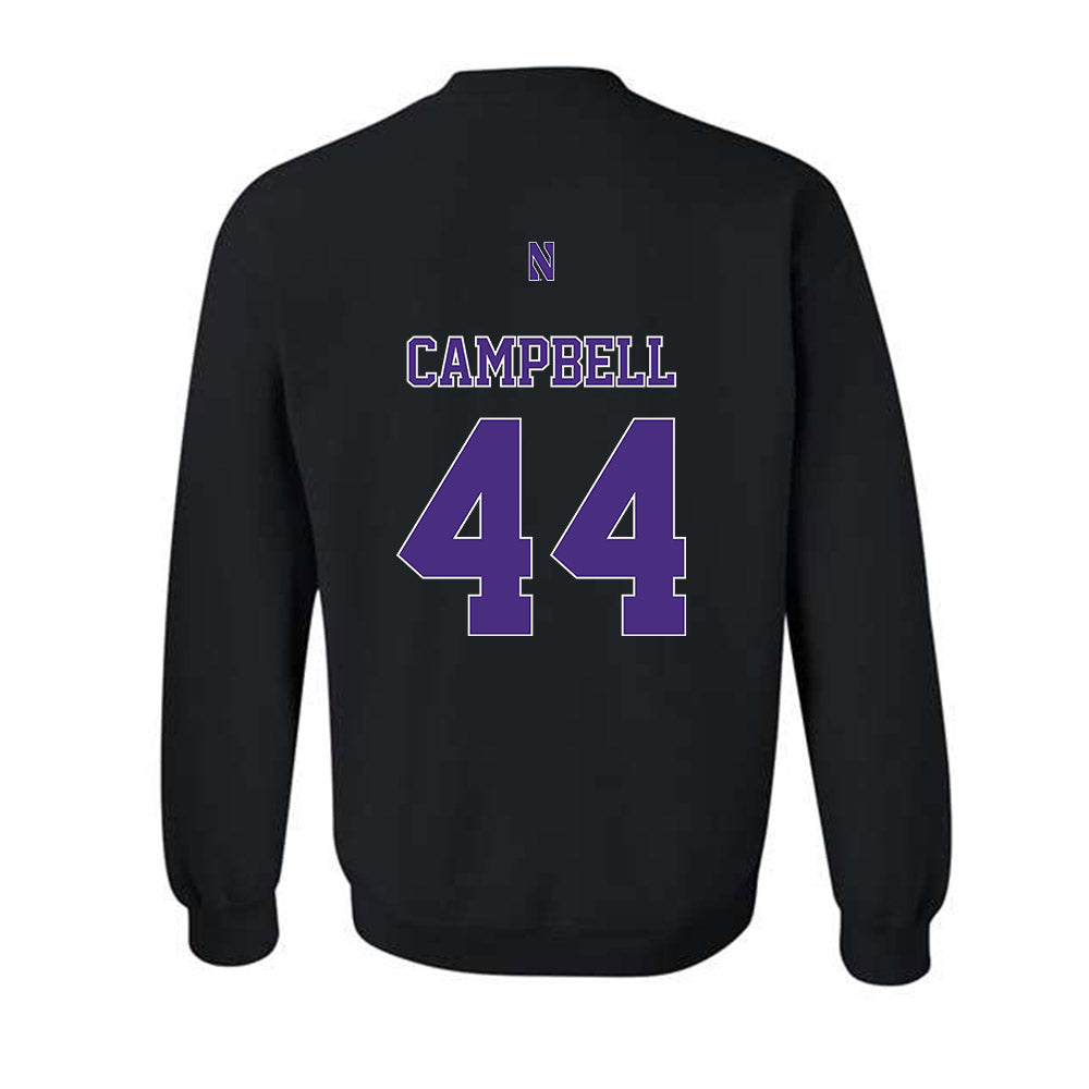 Northwestern - NCAA Football : Callen Campbell - Classic Shersey Crewneck Sweatshirt-1