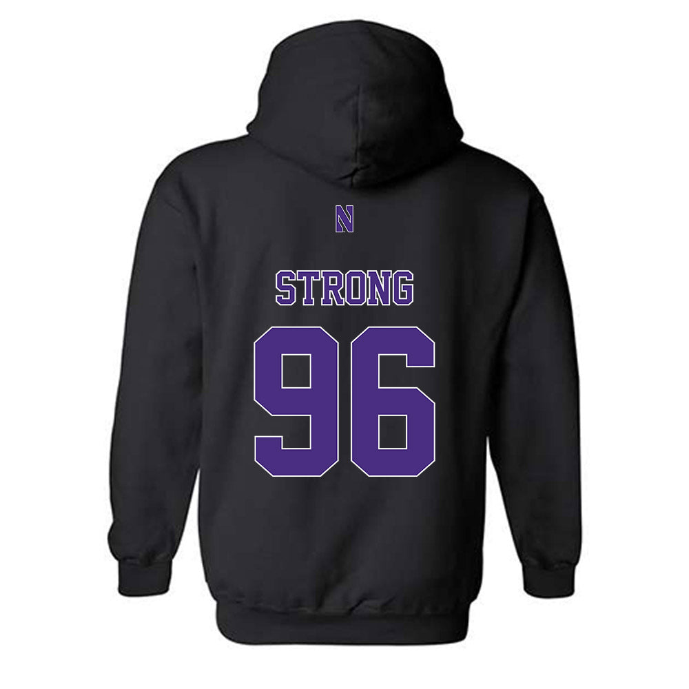 Northwestern - NCAA Football : Braxton Strong - Classic Shersey Hooded Sweatshirt