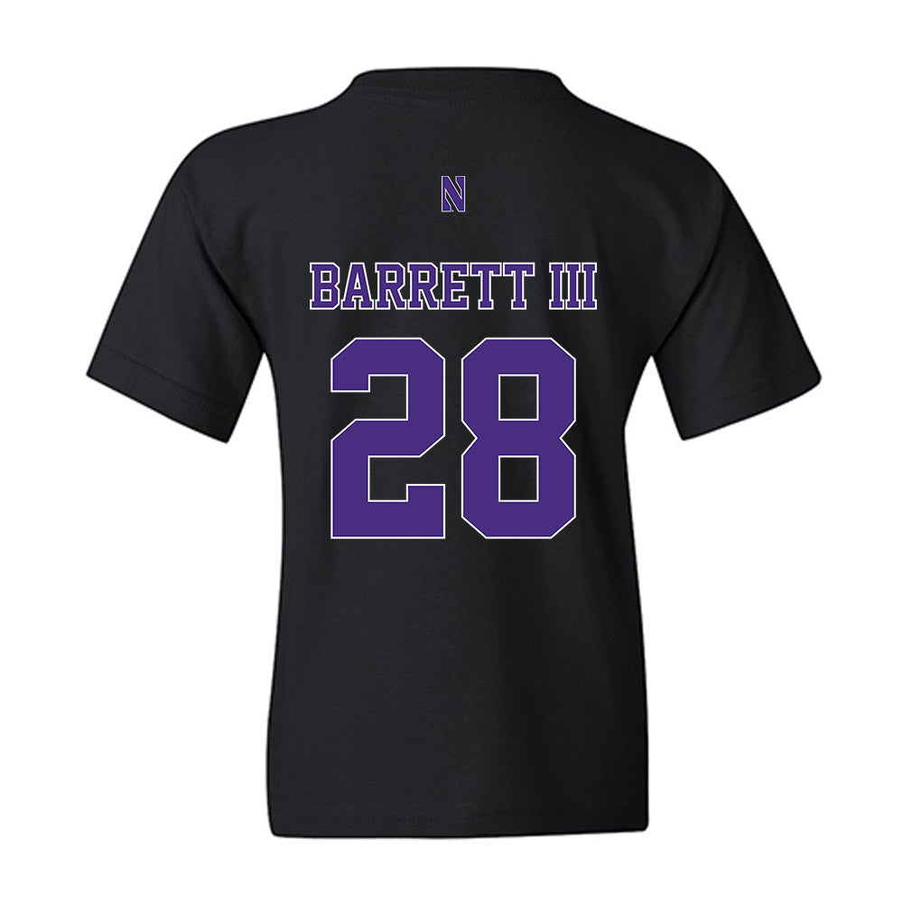 Northwestern - NCAA Men's Soccer : Tre Barrett III - Classic Shersey Youth T-Shirt-1