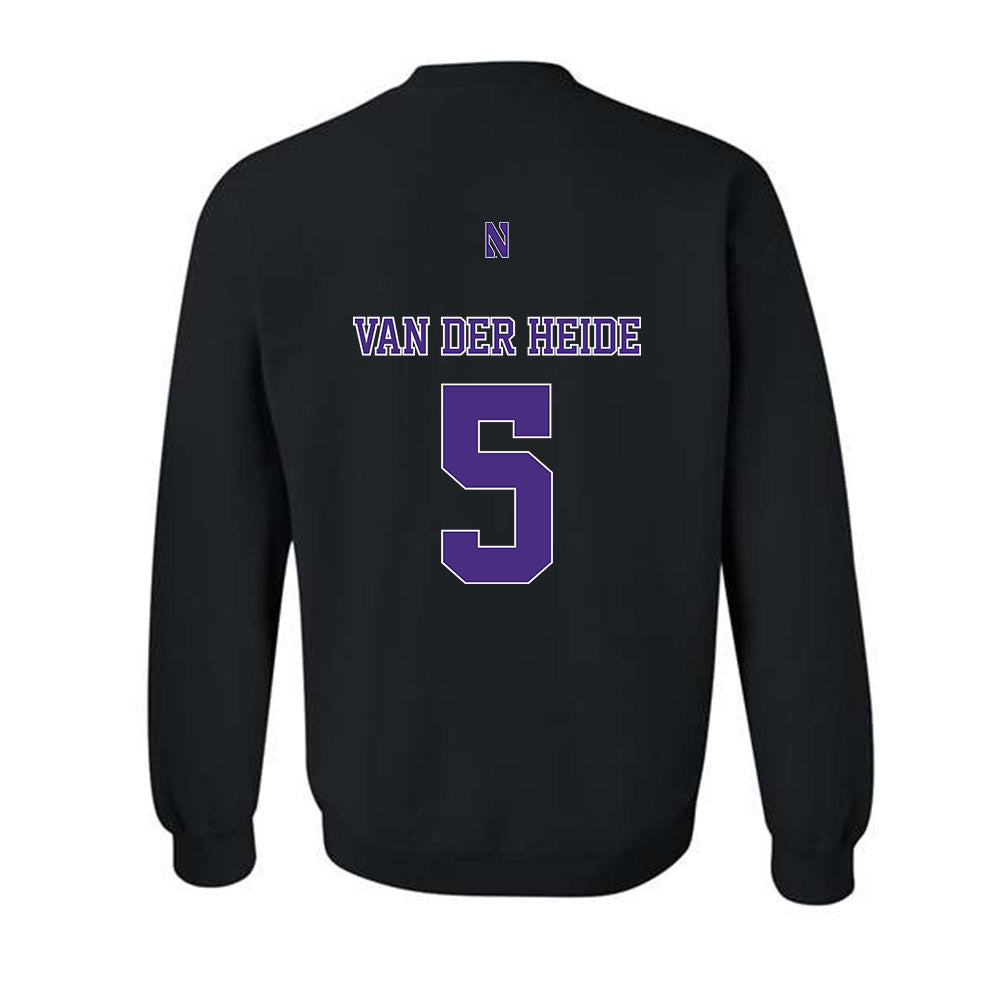 Northwestern - NCAA Men's Soccer : Dimas Van der Heide - Classic Shersey Crewneck Sweatshirt-1