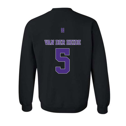 Northwestern - NCAA Men's Soccer : Dimas Van der Heide - Classic Shersey Crewneck Sweatshirt-1