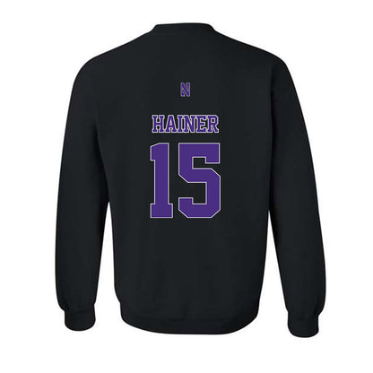 Northwestern - NCAA Men's Soccer : Doug Hainer - Classic Shersey Crewneck Sweatshirt-1