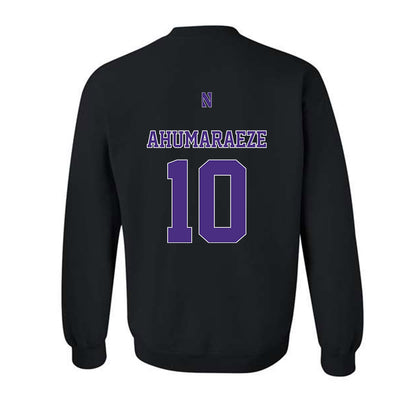 Northwestern - NCAA Football : Ricky Ahumaraeze - Classic Shersey Crewneck Sweatshirt-1