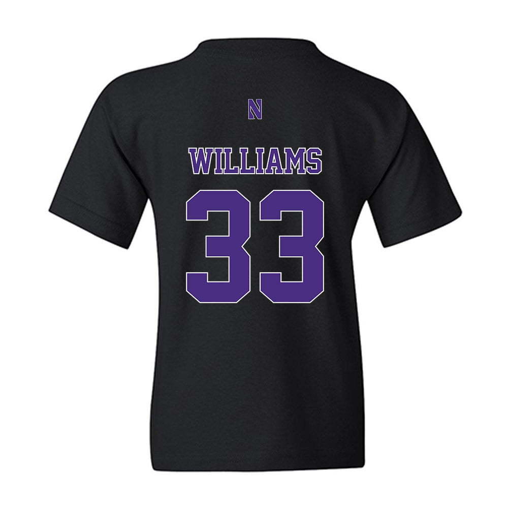 Northwestern - NCAA Women's Basketball : Taylor Williams - Classic Shersey Youth T-Shirt-1