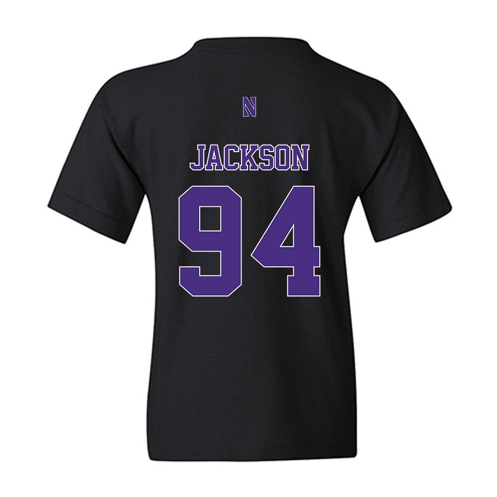 Northwestern - NCAA Football : Miguel Jackson - Classic Shersey Youth T-Shirt-1