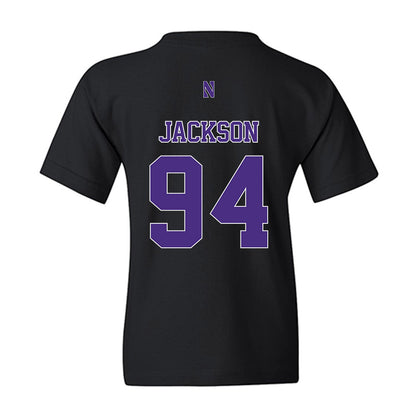 Northwestern - NCAA Football : Miguel Jackson - Classic Shersey Youth T-Shirt-1