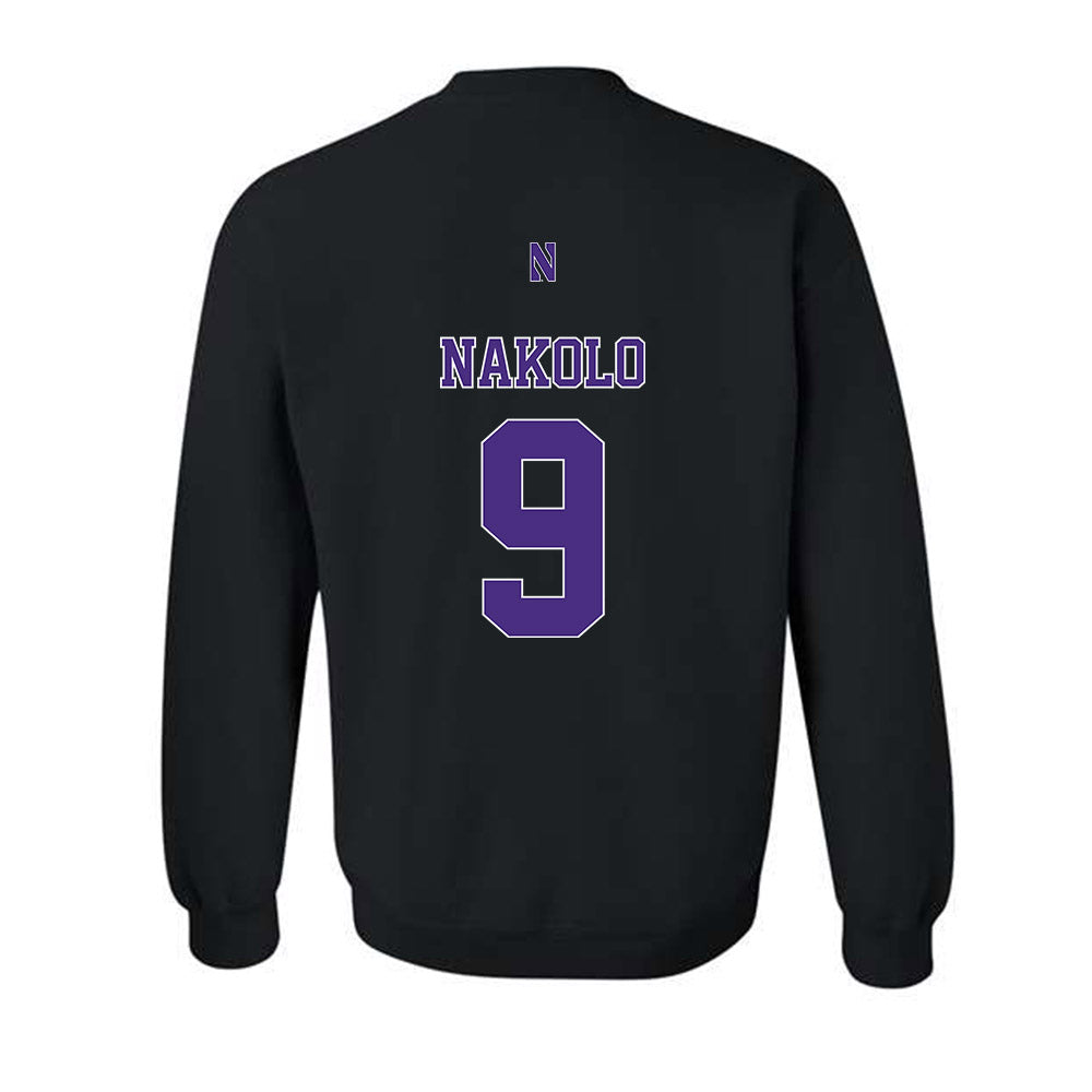 Northwestern - NCAA Men's Soccer : Ethan Nakolo - Classic Shersey Crewneck Sweatshirt-1
