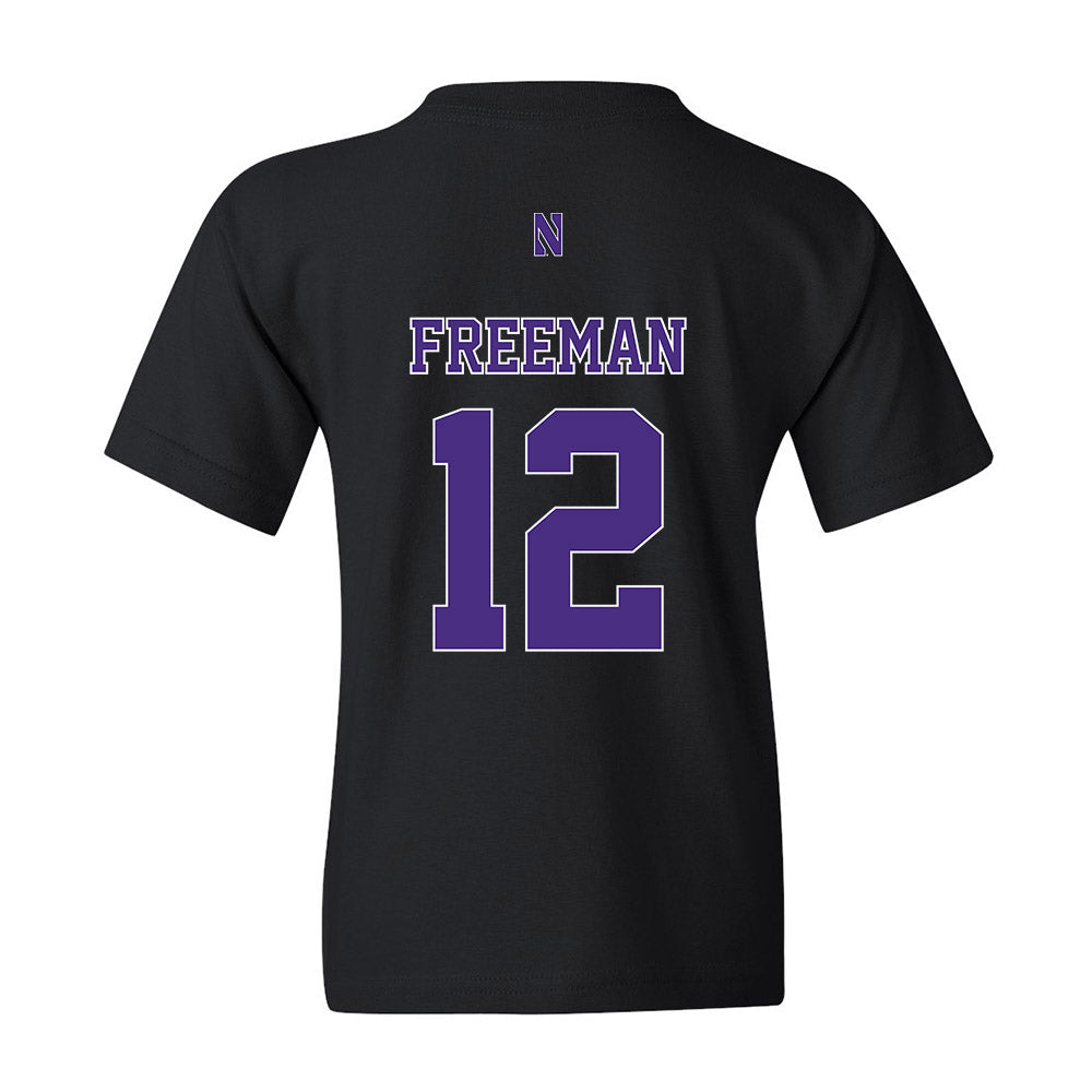 Northwestern - NCAA Baseball : Jackson Freeman - Classic Shersey Youth T-Shirt