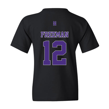 Northwestern - NCAA Baseball : Jackson Freeman - Classic Shersey Youth T-Shirt