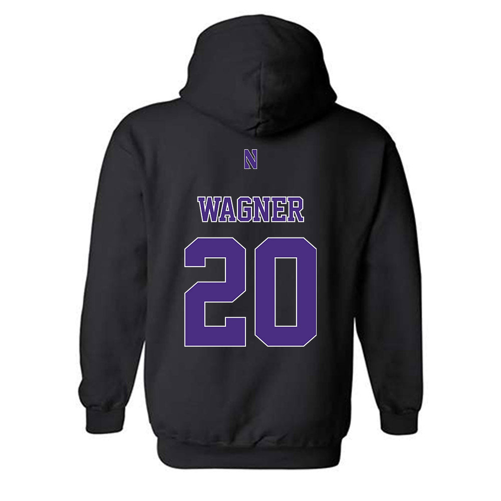Northwestern - NCAA Women's Volleyball : Lily Wagner - Classic Shersey Hooded Sweatshirt