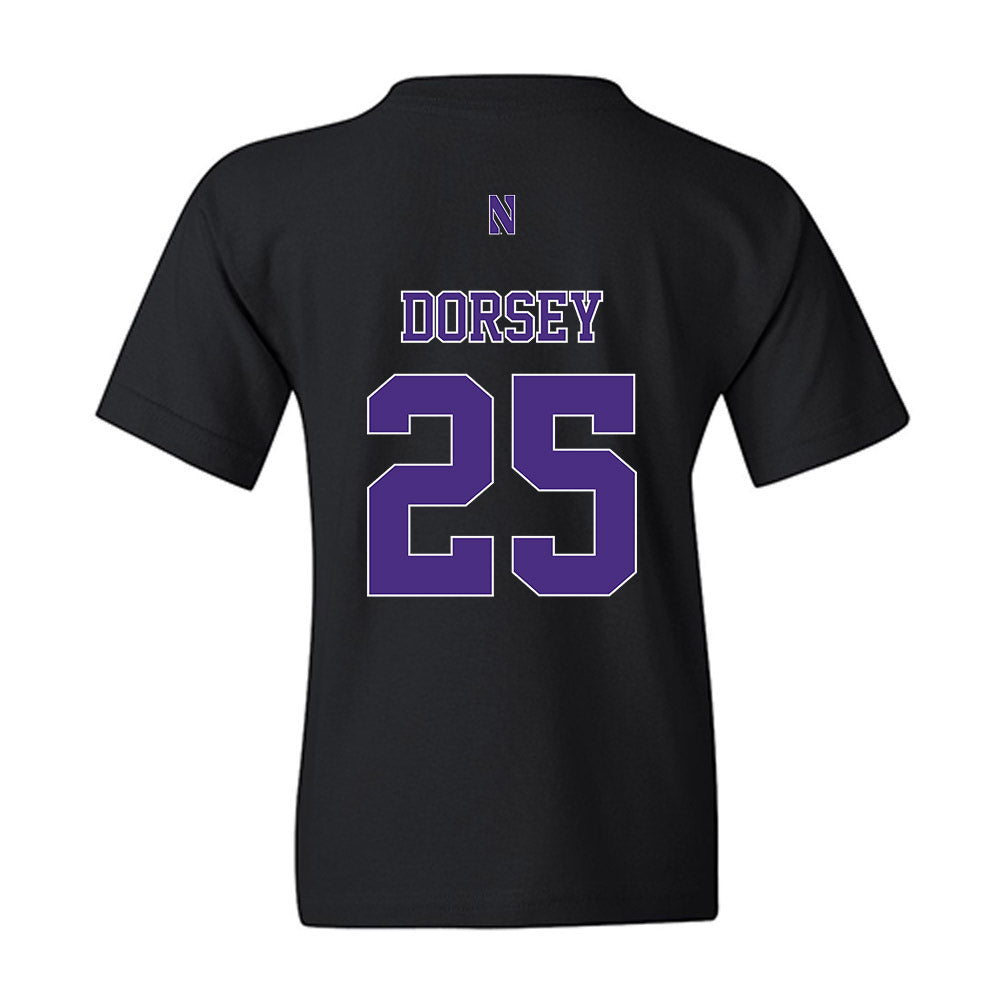 Northwestern - NCAA Football : Marquet Dorsey - Classic Shersey Youth T-Shirt-1