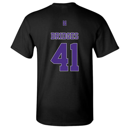 Northwestern - NCAA Baseball : Tommy Bridges - Classic Shersey T-Shirt-1