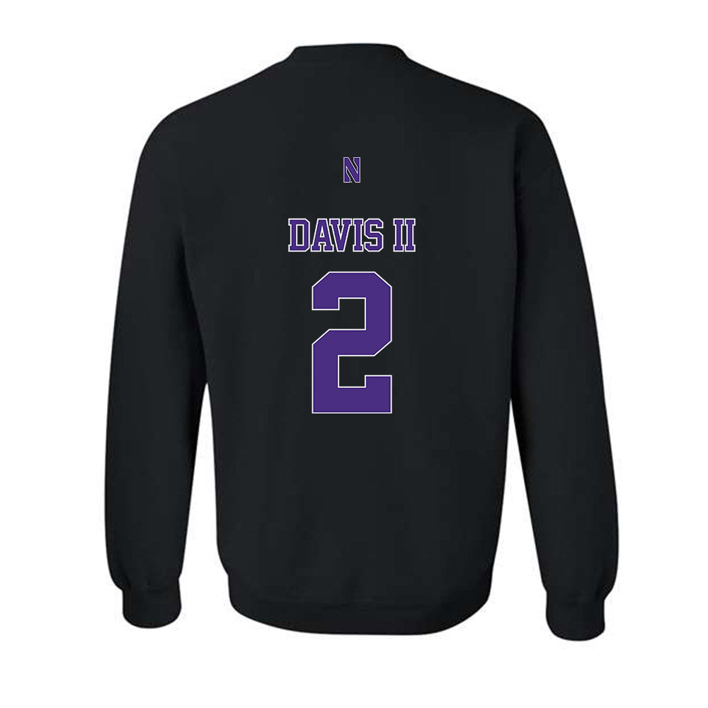 Northwestern - NCAA Football : Fred Davis II - Classic Shersey Crewneck Sweatshirt-1