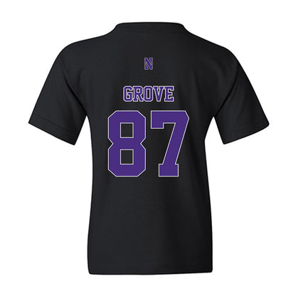 Northwestern - NCAA Football : Carson Grove - Classic Shersey Youth T-Shirt-1