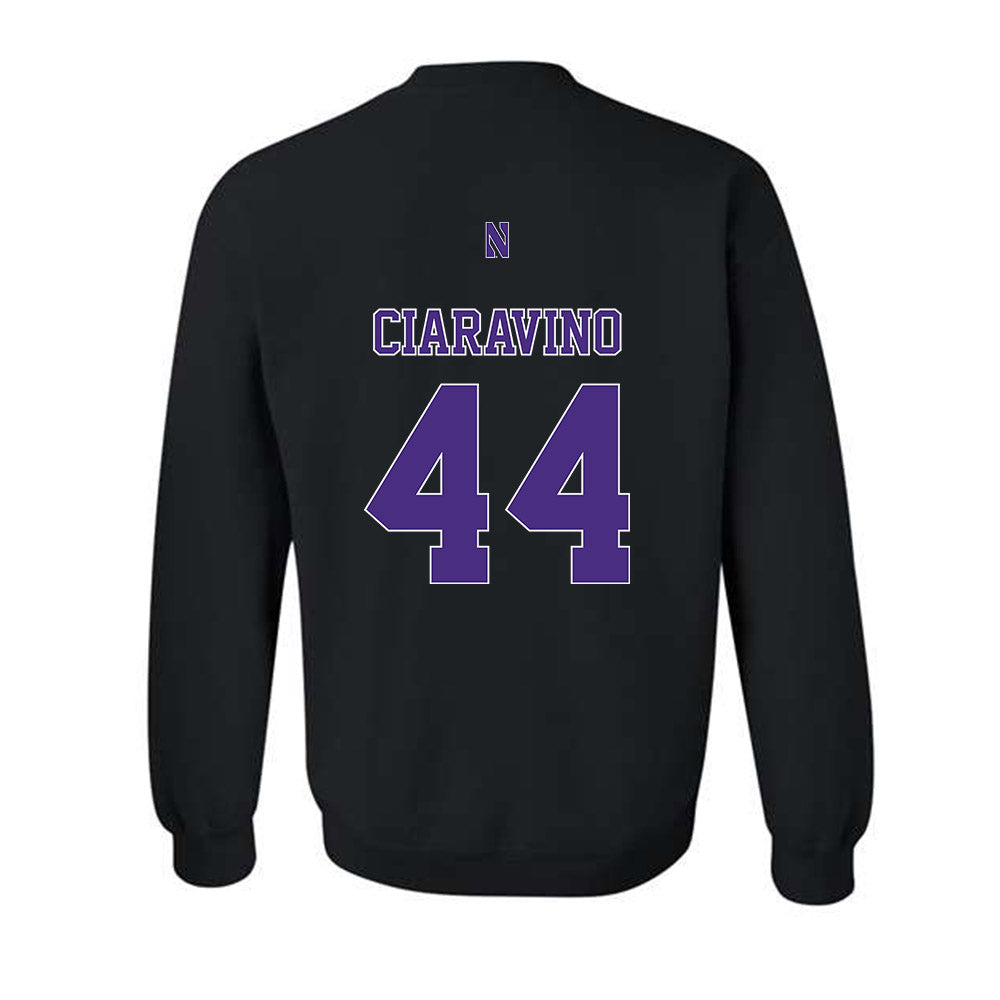 Northwestern - NCAA Men's Basketball : Angelo Ciaravino - Classic Shersey Crewneck Sweatshirt