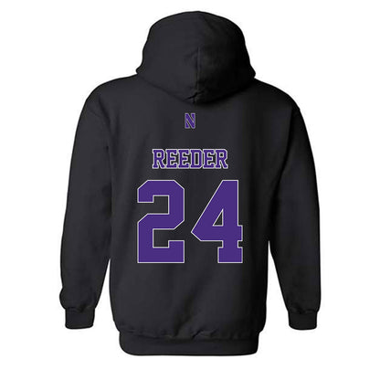 Northwestern - NCAA Football : Dashun Reeder - Classic Shersey Hooded Sweatshirt-1
