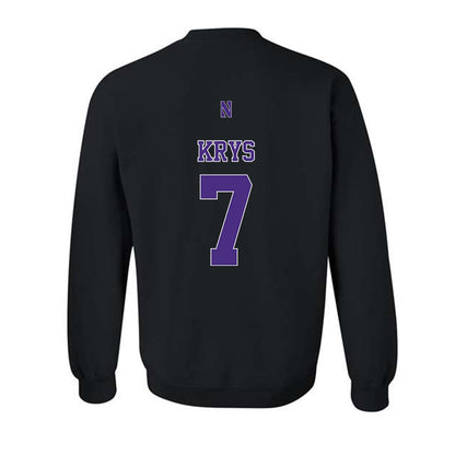 Northwestern - NCAA Women's Field Hockey : Aerin Krys - Classic Shersey Crewneck Sweatshirt-1