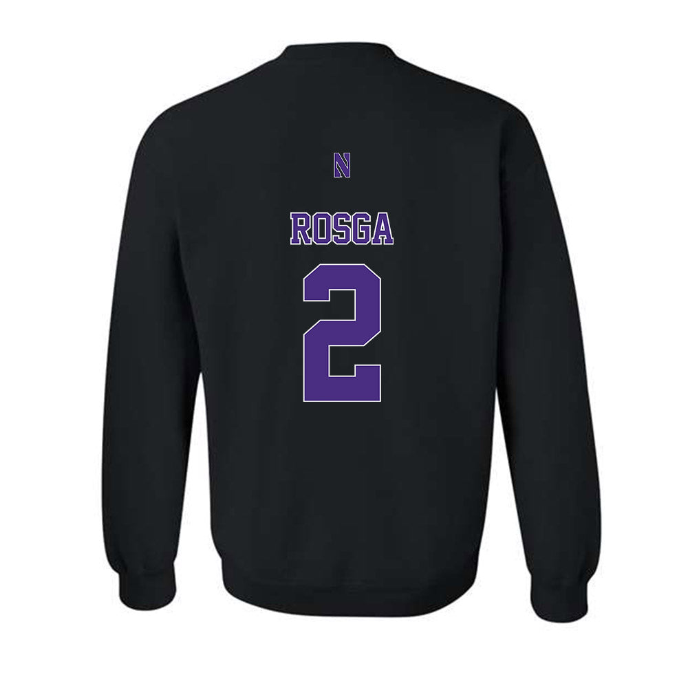 Northwestern - NCAA Women's Lacrosse : Jaylen Rosga - Classic Shersey Crewneck Sweatshirt-1