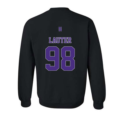 Northwestern - NCAA Football : Landon Lauter - Classic Shersey Crewneck Sweatshirt-1