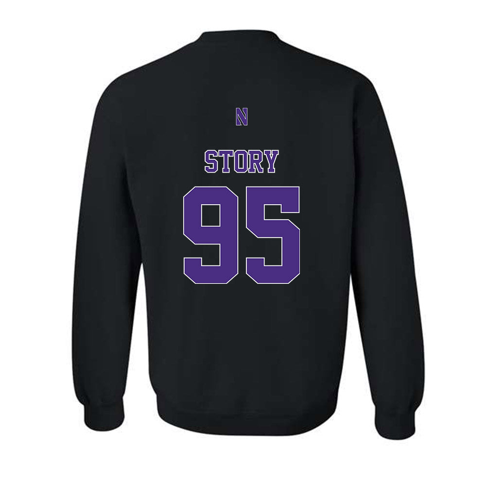Northwestern - NCAA Football : Najee Story - Classic Shersey Crewneck Sweatshirt