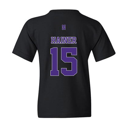 Northwestern - NCAA Men's Soccer : Doug Hainer - Classic Shersey Youth T-Shirt-1
