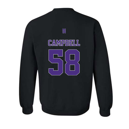 Northwestern - NCAA Football : Nathaniel Campbell - Classic Shersey Crewneck Sweatshirt-1