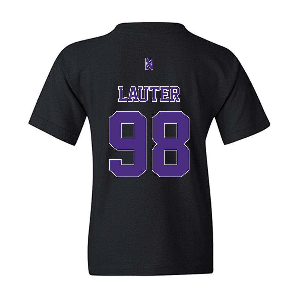 Northwestern - NCAA Football : Landon Lauter - Classic Shersey Youth T-Shirt-1