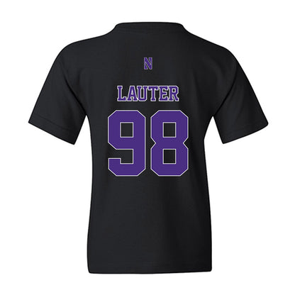 Northwestern - NCAA Football : Landon Lauter - Classic Shersey Youth T-Shirt-1