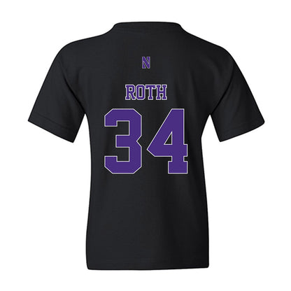 Northwestern - NCAA Football : Payton Roth - Classic Shersey Youth T-Shirt-1