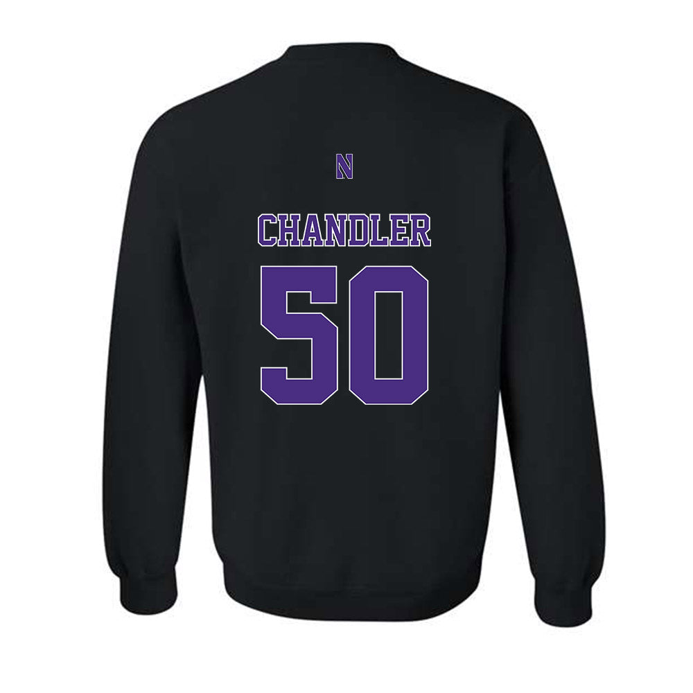Northwestern - NCAA Football : Talan Chandler - Classic Shersey Crewneck Sweatshirt-1