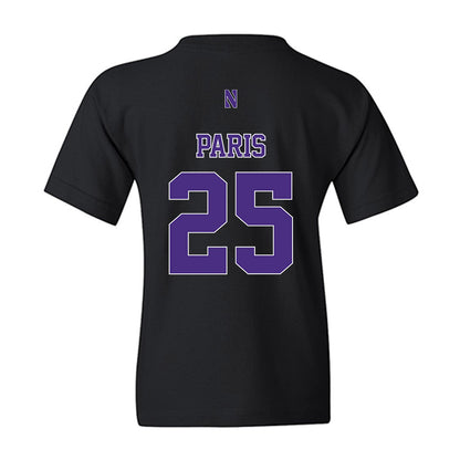 Northwestern - NCAA Women's Volleyball : Campbell Paris - Classic Shersey Youth T-Shirt-1