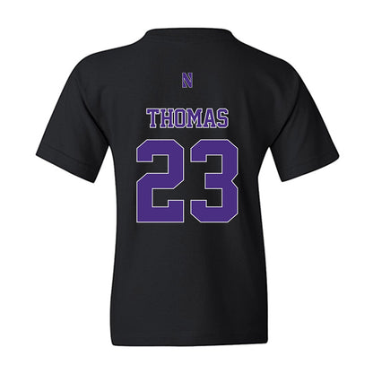 Northwestern - NCAA Women's Basketball : Tayla Thomas - Classic Shersey Youth T-Shirt-1