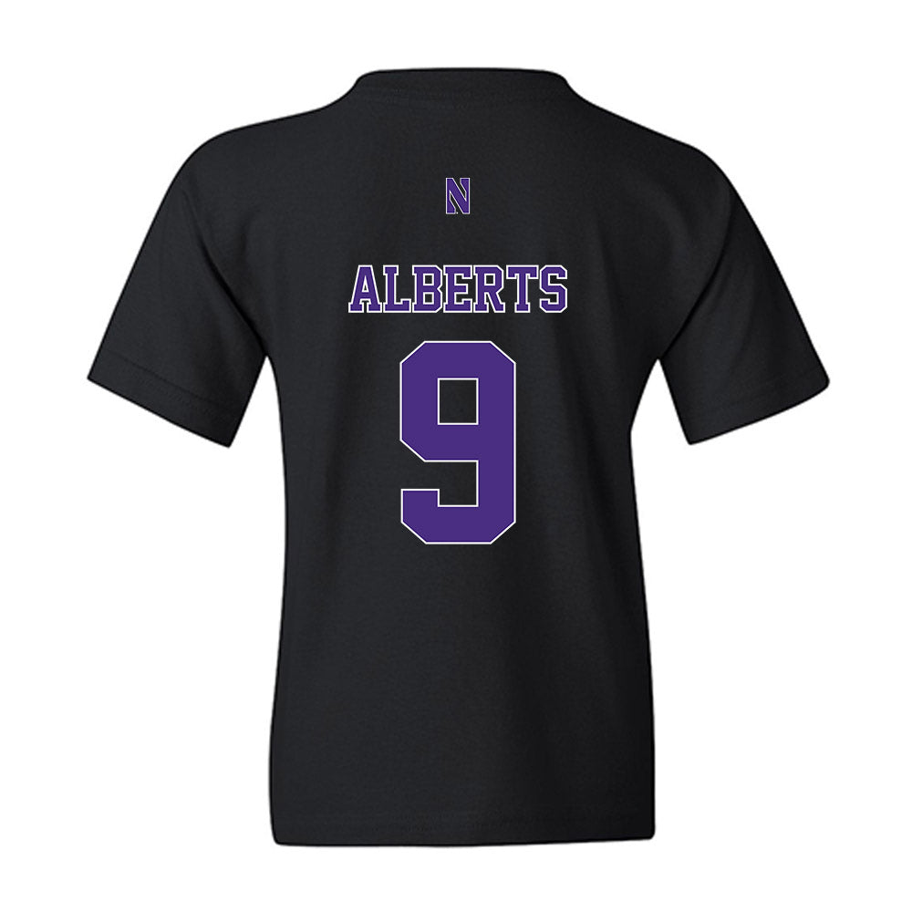 Northwestern - NCAA Women's Soccer : Audrey Alberts - Classic Shersey Youth T-Shirt-1