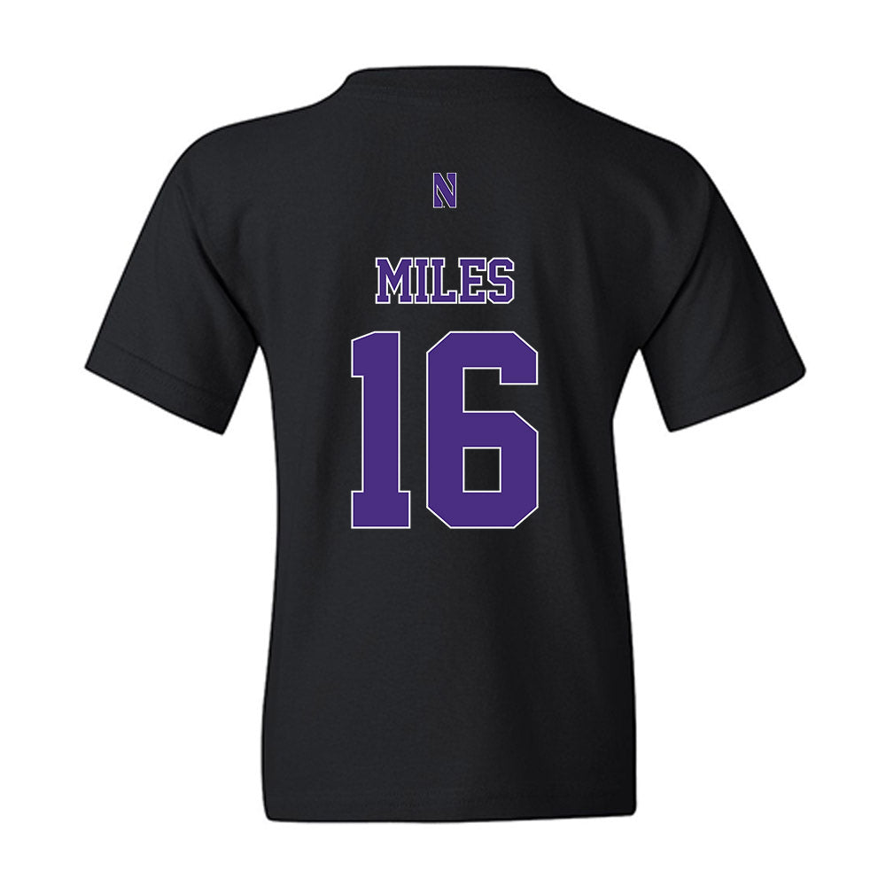 Northwestern - NCAA Women's Lacrosse : Niki Miles - Classic Shersey Youth T-Shirt-1