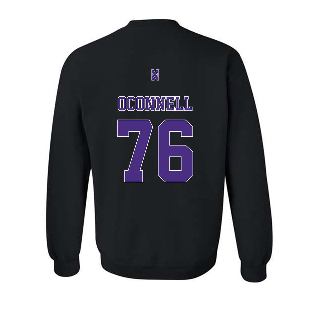 Northwestern - NCAA Football : Michael OConnell - Classic Shersey Crewneck Sweatshirt-1