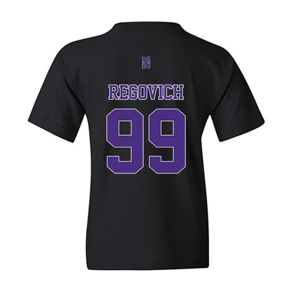 Northwestern - NCAA Football : Troy Regovich - Classic Shersey Youth T-Shirt-1
