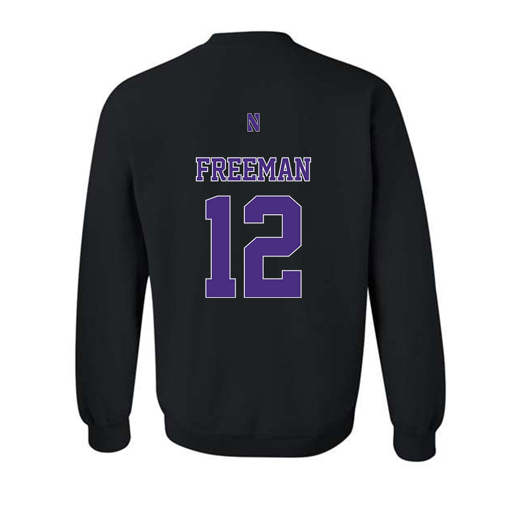 Northwestern - NCAA Baseball : Jackson Freeman - Classic Shersey Crewneck Sweatshirt