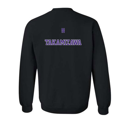 Northwestern - NCAA Women's Fencing : Yukari Takamizawa - Classic Shersey Crewneck Sweatshirt-1