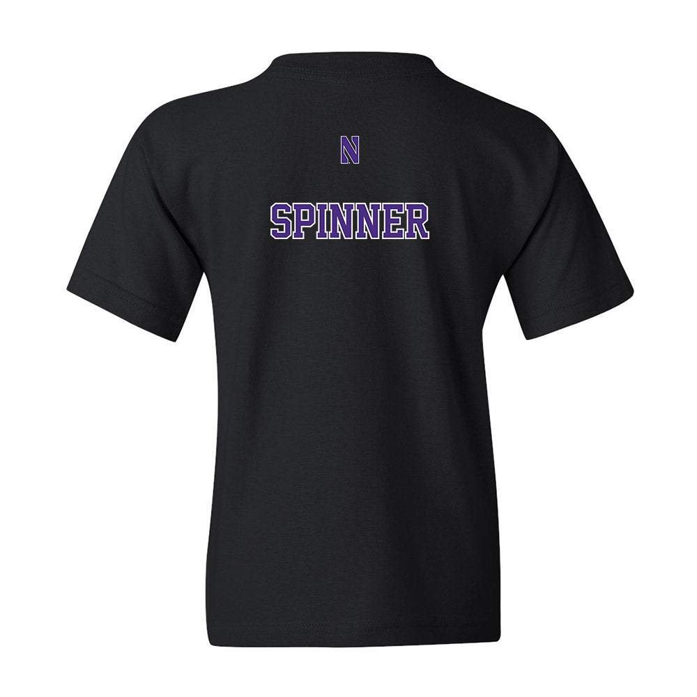 Northwestern - NCAA Men's Swimming & Diving : Wiley Spinner - Classic Shersey Youth T-Shirt